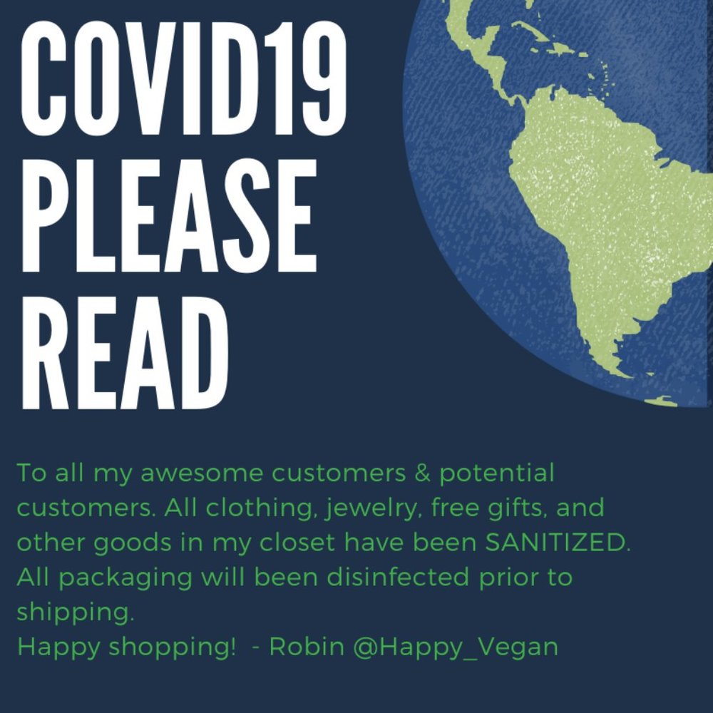 COVID19 All items in my closet have been sanitized